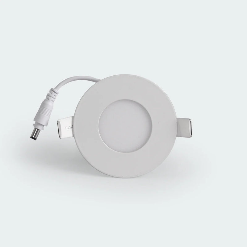 LED Round Flushed Downlight  FD 2021 4" round flushed slim