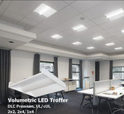 Contractor Direct Lighting PL5009 LED Center Basket Troffer, designed for bright, even, and energy-efficient illumination in offices, schools, hospitals, retail stores, hallways, and commercial interiors.