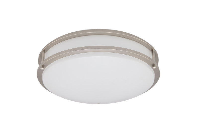 Contractor Direct Lighting SM4002 LED Double Ring Flush Mount Ceiling Light, designed for clean, modern, and energy-efficient lighting in bedrooms, hallways, offices, entryways, living spaces, and commercial interiors.