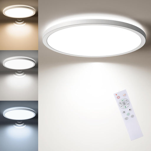 Contractor Direct Lighting SM4004 LED Motion Sensing Ceiling Light, designed for energy-efficient automatic illumination in hallways, closets, stairways, bathrooms, utility rooms, garages, and commercial interiors.